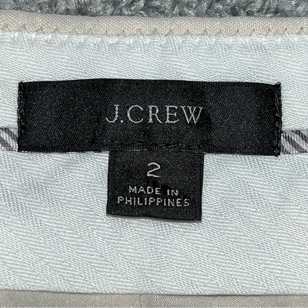 J Crew Linen Blend Mario Bellucci Pants Womens Size 2 Tan Italian Straight Leg - Picture 5 of 12